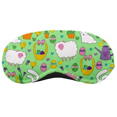 Cute Easter Pattern Sleeping Masks by Valentinaart