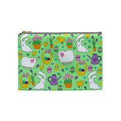 Cute Easter Pattern Cosmetic Bag (medium) 