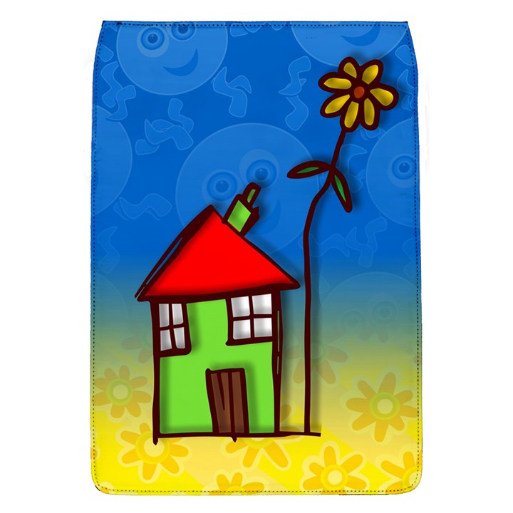 Colorful Illustration Of A Doodle House Flap Covers (L) 