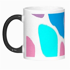 Baby Pink Girl Party Pattern Colorful Background Art Digital Morph Mugs by Nexatart