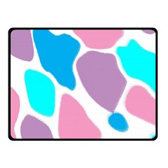 Baby Pink Girl Party Pattern Colorful Background Art Digital Double Sided Fleece Blanket (small)  by Nexatart