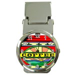 Coffee Tin A Classic Illustration Money Clip Watches Front