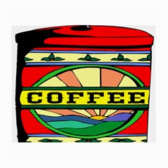 Coffee Tin A Classic Illustration Small Glasses Cloth (2-side)