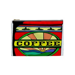 Coffee Tin A Classic Illustration Cosmetic Bag (medium)  by Nexatart