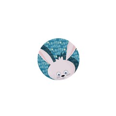 Easter Bunny  1  Mini Buttons by Valentinaart