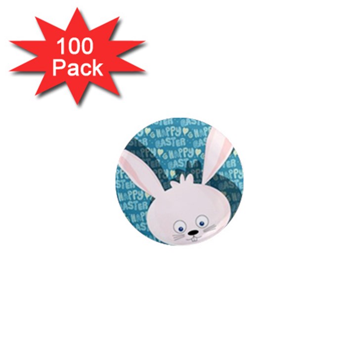 Easter bunny  1  Mini Magnets (100 pack) 