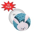 Easter bunny  1.75  Buttons (10 pack) Front