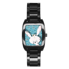 Easter Bunny  Stainless Steel Barrel Watch