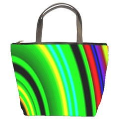 Multi Colorful Radiant Background Bucket Bags by Nexatart