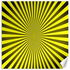 Sunburst Pattern Radial Background Canvas 12  X 12   by Nexatart