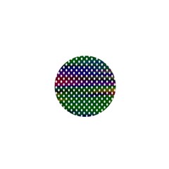 Digital Polka Dots Patterned Background 1  Mini Buttons by Nexatart