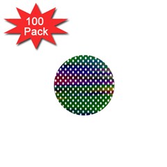 Digital Polka Dots Patterned Background 1  Mini Magnets (100 Pack)  by Nexatart