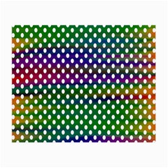 Digital Polka Dots Patterned Background Small Glasses Cloth by Nexatart