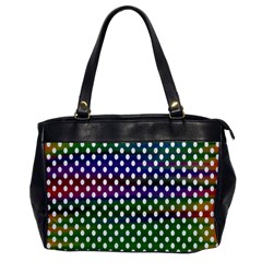 Digital Polka Dots Patterned Background Office Handbags