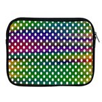 Digital Polka Dots Patterned Background Apple iPad 2/3/4 Zipper Cases Front
