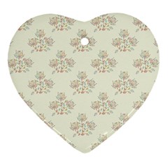 Seamless Floral Pattern Ornament (heart) by TastefulDesigns