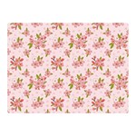 Beautiful hand drawn flowers pattern Double Sided Flano Blanket (Mini)  35 x27  Blanket Front