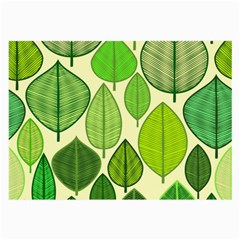 Leaves Pattern Design Large Glasses Cloth (2-side) by TastefulDesigns