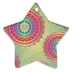 Abstract Geometric Wheels Pattern Ornament (star)