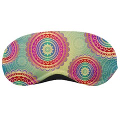 Abstract Geometric Wheels Pattern Sleeping Masks by LovelyDesigns4U