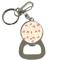 Seamless Flower Pattern Button Necklaces by TastefulDesigns