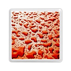 Water Drops Background Memory Card Reader (square)  by Nexatart