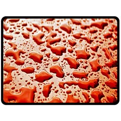 Water Drops Background Double Sided Fleece Blanket (large)  by Nexatart