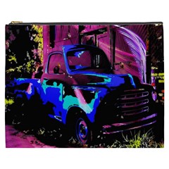 Abstract Artwork Of A Old Truck Cosmetic Bag (xxxl)  by Nexatart