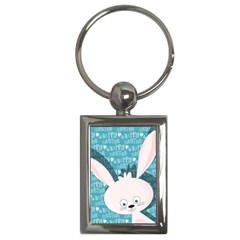 Easter Bunny  Key Chains (rectangle)  by Valentinaart