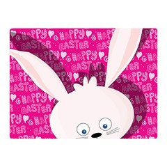 Easter Bunny  Double Sided Flano Blanket (mini)  by Valentinaart