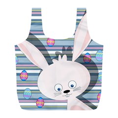 Easter Bunny  Full Print Recycle Bags (l)  by Valentinaart