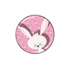 Easter Bunny  Hat Clip Ball Marker (4 Pack) by Valentinaart