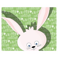 Easter Bunny  Double Sided Flano Blanket (medium)  by Valentinaart