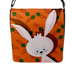 Easter Bunny  Flap Messenger Bag (l) 