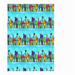 Colourful Street A Completely Seamless Tile Able Design Small Garden Flag (two Sides) by Nexatart