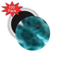 Light Web Colorful Web Of Crazy Lightening 2.25  Magnets (100 pack) 