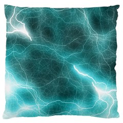 Light Web Colorful Web Of Crazy Lightening Large Cushion Case (One Side)