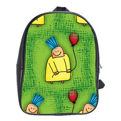 Party Kid A Completely Seamless Tile Able Design School Bags (xl)  by Nexatart