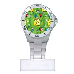 Party Kid A Completely Seamless Tile Able Design Plastic Nurses Watch by Nexatart