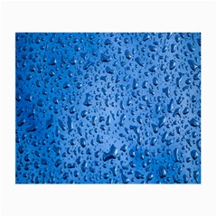 Water Drops On Car Small Glasses Cloth by Nexatart