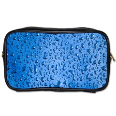 Water Drops On Car Toiletries Bags 2-side by Nexatart