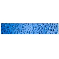 Water Drops On Car Flano Scarf (large)