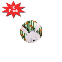 Easter bunny  1  Mini Magnet (10 pack) 