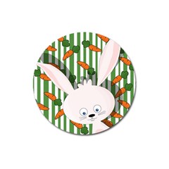 Easter bunny  Magnet 3  (Round)