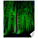 Spooky Forest With Illuminated Trees Canvas 8  x 10  8.15 x9.66  Canvas - 1