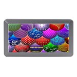 Fun Balls Pattern Colorful And Ornamental Balls Pattern Background Memory Card Reader (Mini) Front