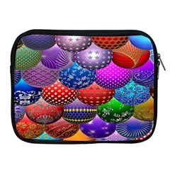 Fun Balls Pattern Colorful And Ornamental Balls Pattern Background Apple Ipad 2/3/4 Zipper Cases by Nexatart