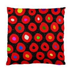 Polka Dot Texture Digitally Created Abstract Polka Dot Design Standard Cushion Case (one Side) by Nexatart