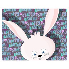 Easter Bunny  Double Sided Flano Blanket (medium)  by Valentinaart