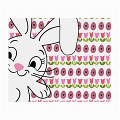 Easter Bunny  Small Glasses Cloth by Valentinaart